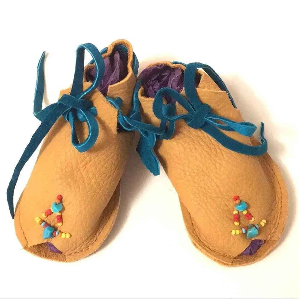 Baby Cherokee leather mocasines NEW softest shoes